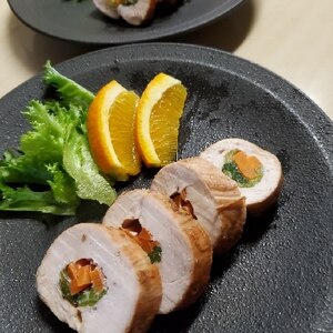 むね肉で☆柔らかチキンロール